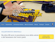 Tablet Screenshot of emanuela.com